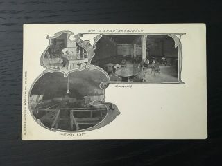 Lemp Brewing Company Postcard,  Undivided Back,  3 Scenes,