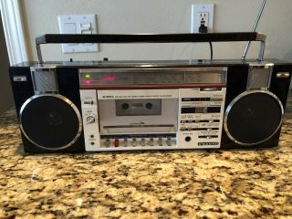 Vintage 1982 Sanyo M7880k Radio Stereo Tape Player Mini Boombox Parts