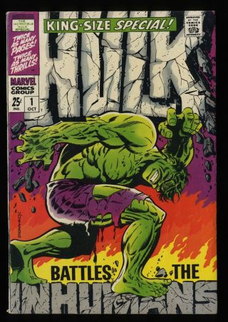 Incredible Hulk Annual 1 Vg,  4.  5