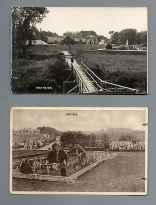 C1910 - 20 " S Postcards Methlick Scotland,  Gammie 