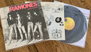 Ramones Rocket To Russia 1977 Sire La Pressing Vinyl Lp Ex L