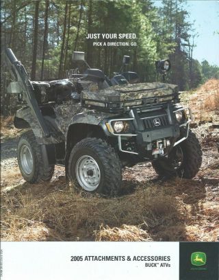 Brochure - John Deere - Buck Atv Gator Utv Attachments Accessories 2005 (v172)