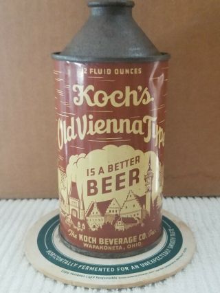 Koch ' s Old Vienna Type Cone Top Beer Can 2