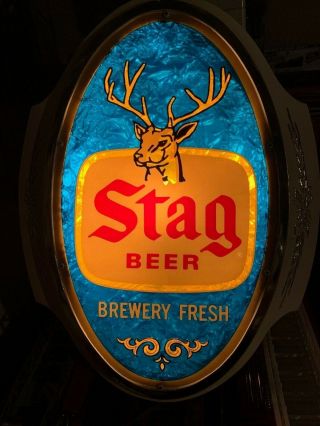 Vintage Stag Beer Lighted Sign