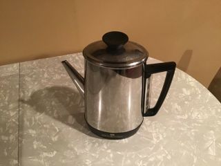Vintage Ge General Electric Stainless Steel Automatic Coffee Maker Percolator