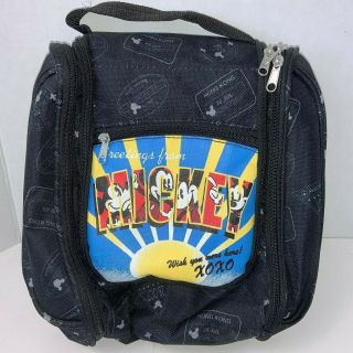Disney Hanging Toiletry Bag Travel Greetings From Mickey Mouse
