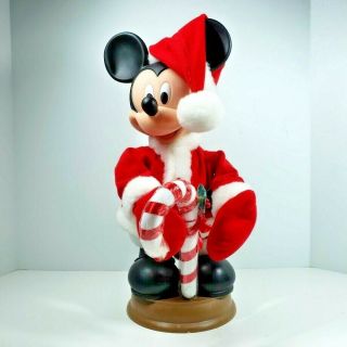 Vintage Disney Mickey Mouse Santa 