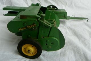 Vintage Ertl Eska John Deere Diecast Hay Baler Old Farm Toy