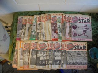 Vintage Soccer Star Magazines,  84 Copies 1952 To 1955