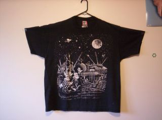 Vintage Disney Designs Mickey Minnie Planetarium T - Shirt - Osfa,  Xl