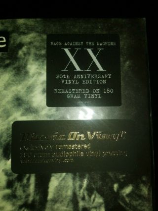 Rage Against The Machine Xx[lp] By Rage Against The Machine 180 Gram Remastered