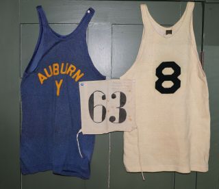 2 Vintage Basketball Jerseys D& M Draper & Maynard 1930 