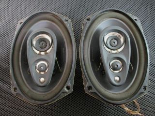 Vintage Pioneer Ts - A6980 4way 6x9 Old School Car Speakers