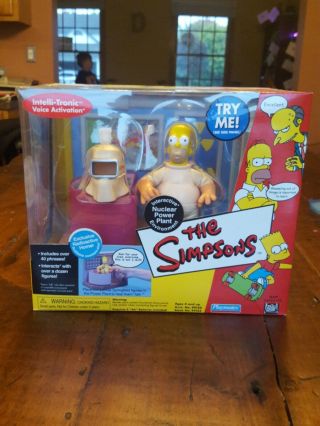 The Simpsons Interaction Nuclear Power Plant Environment W/ Radioactive Homer