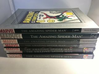 Marvel Masterworks Spider - Man Graphic Novels Vol.  1,  2,  3,  4,  5,  7,  8