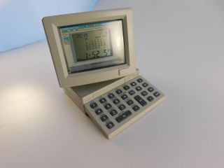 Vintage 1990s Personal Pc Desktop Computer Alarm Clock Calendar Calculator