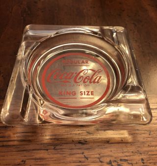 1950s King Size Coca Cola Ashtray