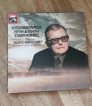 Hmv Sls 5044 Shostakovich: Symphonies Nos.  5 & 10 Berglund 2 Vinyl Set