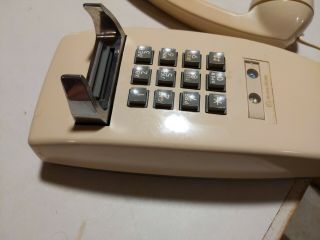 Vintage WESTERN ELECTRIC AT&T BEIGE PUSH BUTTON WALL MOUNT TELEPHONE 2