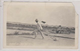 China Wei Hai Wei Territory " Harvesting " Real Photograph Postcard C1910/20s No 1
