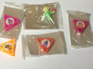 Vintage Kellogg’s Cereal Box Toys Prize Stamps Yogi Rescue Rangers Gummi Bears