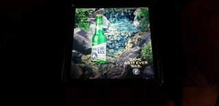 Lighted Sign Rolling Rock Motion Moving Animated Waterfall