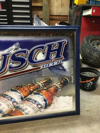 Busch Beer Bar Man Cave Mirror Sign 3