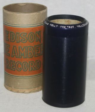 Edison Ba Jazz Cylinder Record 4344 Molly Miller & His Black & White Melody Boys
