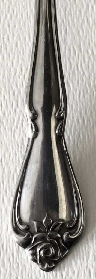 1881 Rogers Stainless Oneida ARBOR TRUE ROSE Large Serving Spoon Tablespoon 2