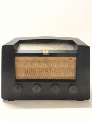 Vintage Rca Victor Bakelite 1948 Tube Radio Model 8r71 Nr $9.  99