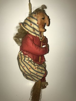Hand Made Crafted Scandinavian Good Luck Kitchen Witch Doll