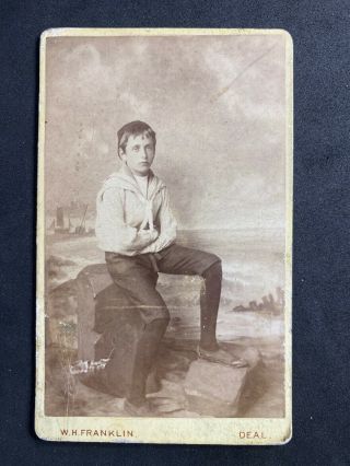 Victorian Carte De Visite Cdv: Child Young Man Sailorsuit : Franklin: Deal
