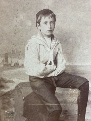 Victorian Carte De Visite CDV: Child Young Man SailorSuit : Franklin: Deal 2