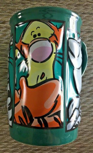 Disney Store Many Faces Of Tigger Large Tall Coffee Mug Cup 3d Winnie The Pooh