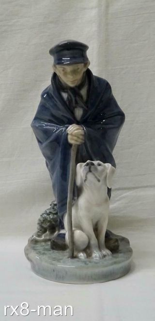 Vintage Royal Copenhagen Figurine Shepherd Boy With Dog No.  782 Christian Thomsen
