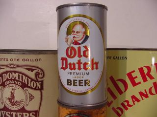 Old Dutch Empty Beer Can Top Opened Eagle Brewing Catasauqua Pennsylvania Pa