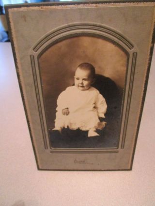 Vtg Grey Art Deco Easel Pressed Cardboard Picture Frame 3.  5x6 " Photo Opening