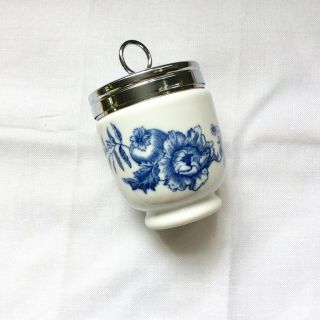 Large Egg Coddler In Rhapsody Blue By Royal Worcester
