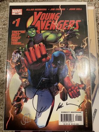 Young Avengers 1,  2,  3 And Special Signed By Alan Heinberg And Jim Cheung,  More