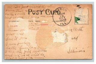 Byron IL,  High School,  Illinois,  c1916 Postcard P28 2