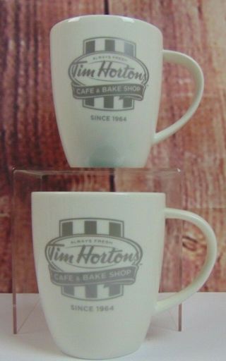 Tim Hortons Cafe and Bake Shop Limited Edition Coffee Mugs Blue Inner 2014. 3