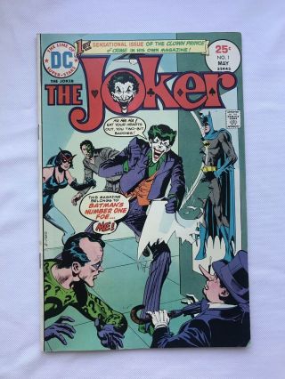 The Joker 1 Batman 1st Solo Joker,  Dc 1975,  Movie Coming Out In October.