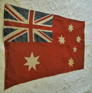 Old Ww2 Era Australia Flag : Vintage British Union Jack Flag