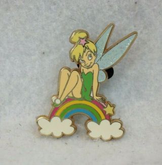 Disney Parks Pin Tinker Bell Sitting On A Rainbow 54847 Peter Pan