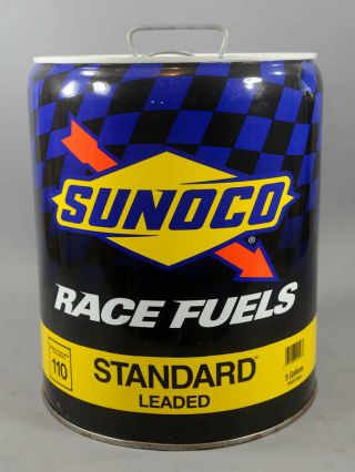 Sunoco 5 Gallon Can Racing Empty 110 Fuel Gas Race Nascar Shop Garage Man Cave
