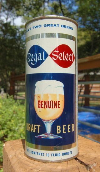 Scarce Regal Draft 16 Oz Half Quart Juice Tab Beer Can