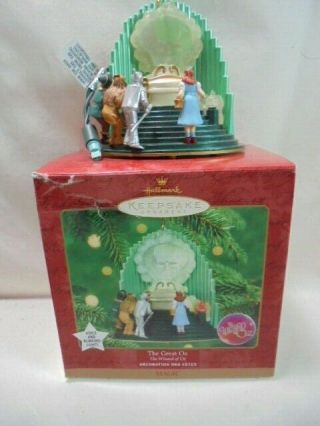 2000 Hallmark Keepsake Ornament The Great Oz - Wizard Of Oz - Magic Box Ng