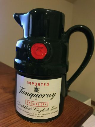 Tanqueray Imported English Gin 7 " Promo Bar Pitcher - -