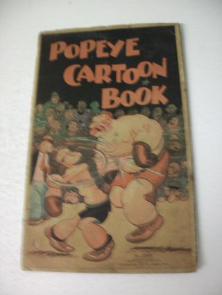 Vintage 1934 Popeye The Sailor Cartoon Book 2095 King Features Syndicate