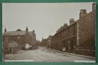 Rppc Postcard Barnsley Road Cudworth Yorkshire (r45)